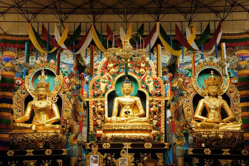 Statues at the monastery