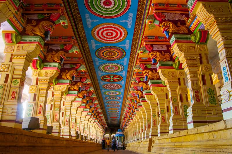 The Largest Hallway in India at the Ramanathaswamy Temple