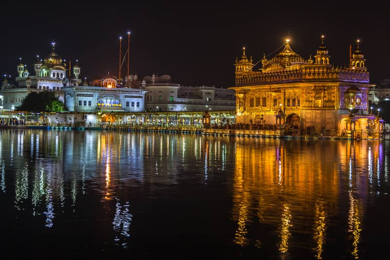 The Temple at night