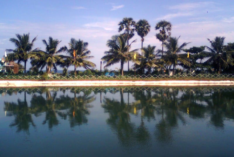 Water pond at VUDA Park