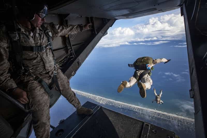 Skydiving