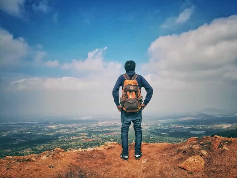 Trekking at the DainKund Hill