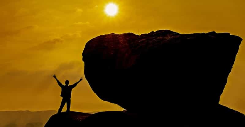 Climb up Boulders in Hampi