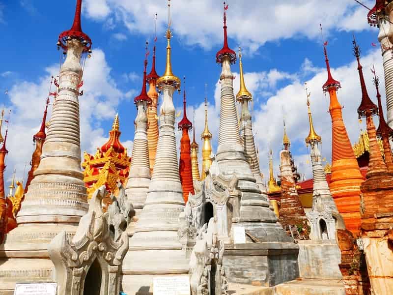 Visit the Stupas in Myanmar