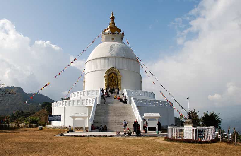 World Peace Pagoda in Lumbini