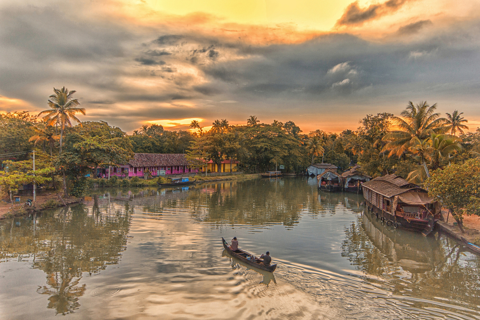 Backwaters in Alleppey
