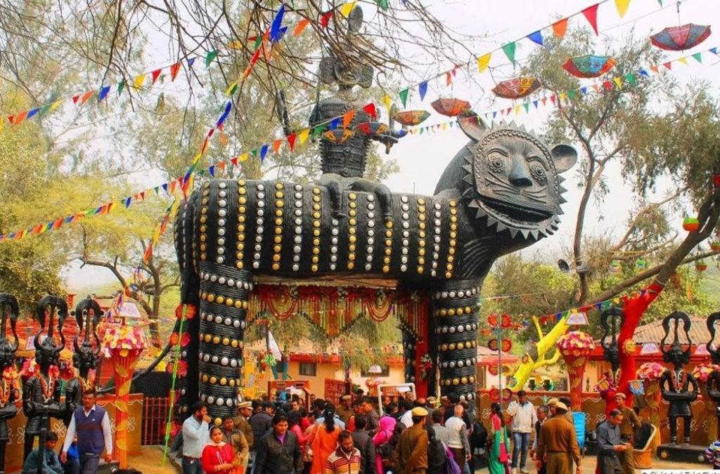 The colours of Surajkund Mela.