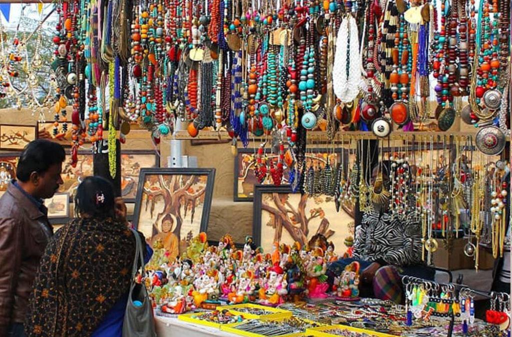 Craftwork at the Surajkund Mela