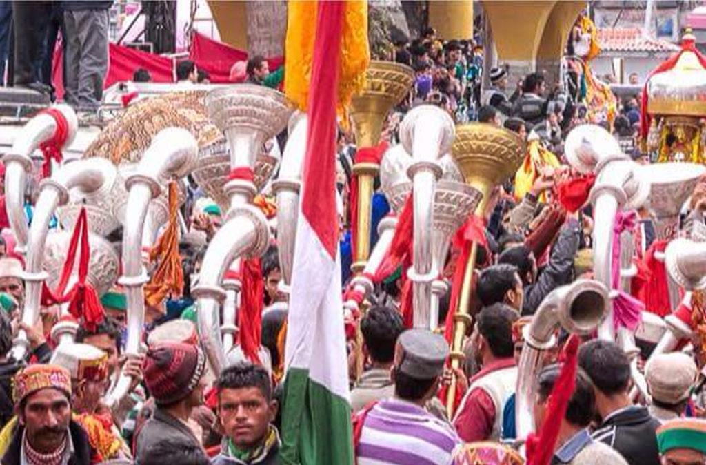 The music of the instruments playing at the Mandi Shivratri mela is blissful.