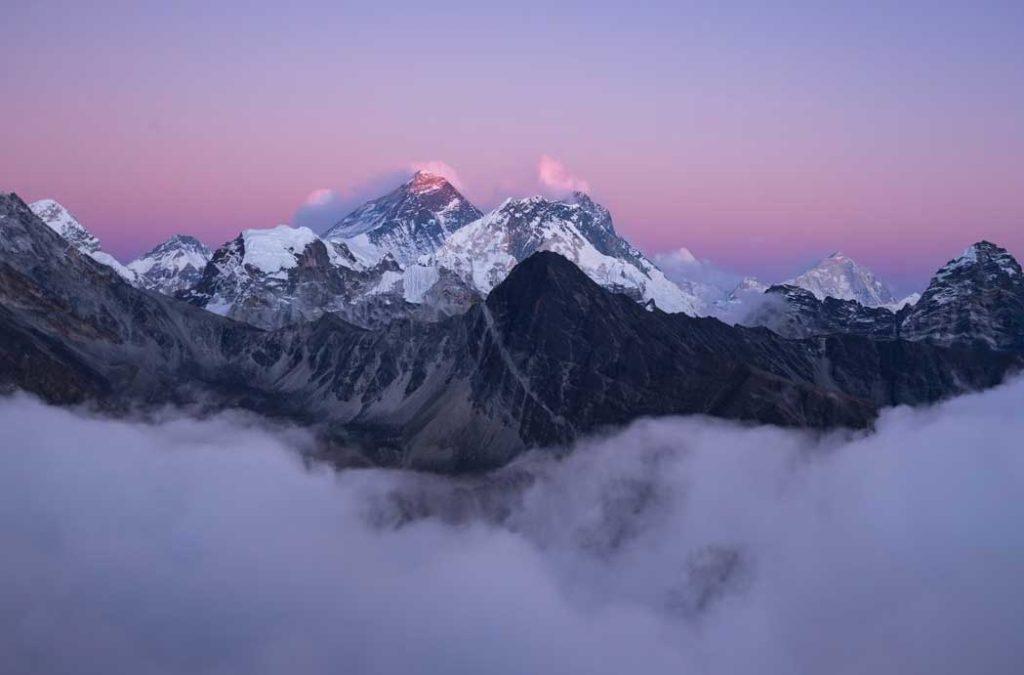 Snowcapped mountains of Kedarnath