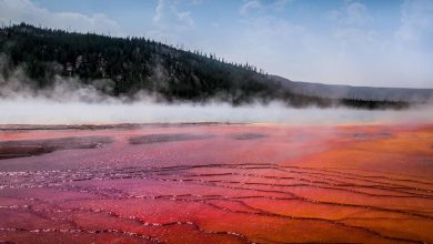 Hot water springs in India