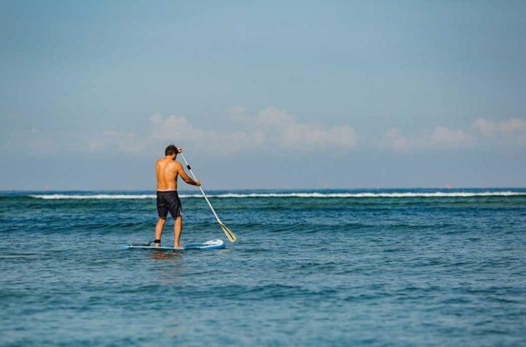 Surfing in India at Rameswaram