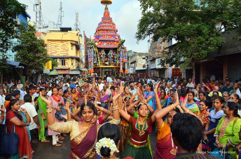 Celebrate Rathotsav at Mahalaxmi Temple, Kolhapur.