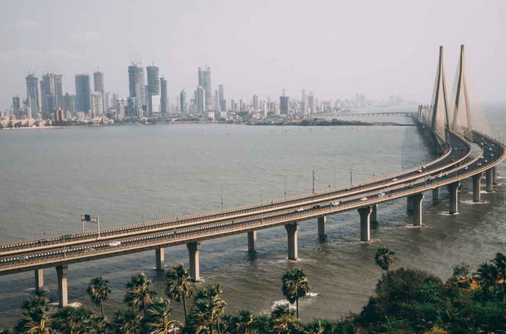 Worli Sea Link, a part of Mumbai Coastal Road offers breath-taking views.