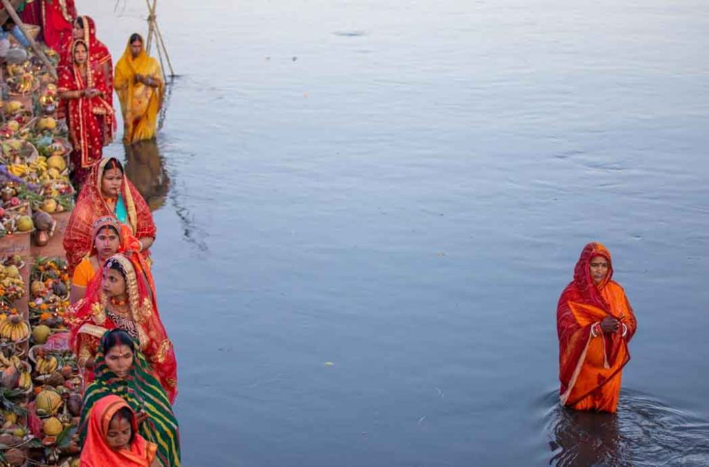 Celebrate Chhath Puja Celebration at Triveni Sangam.