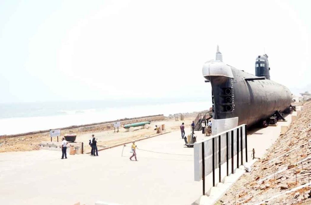 Visit INS Kurusura Sabmarine Museum, on of the tourist places near RK Beach.
