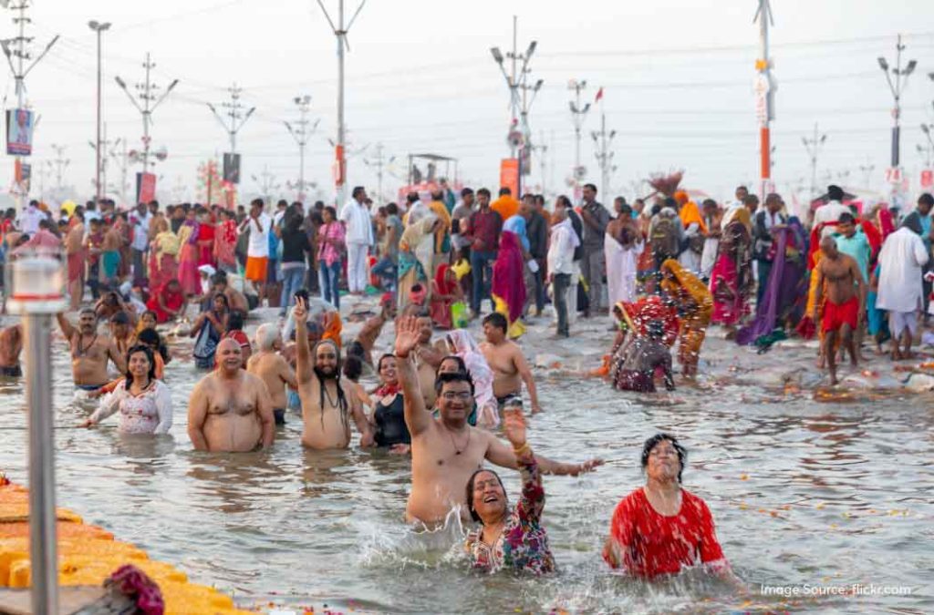 Kumbh Mela site is among the best places to visit in Prayagraj.