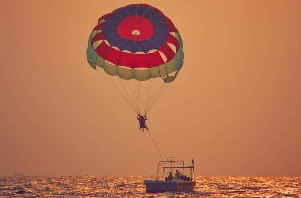 Parasailing is one of the most famous activities to do in Goa