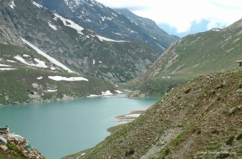Seshnag Lake is one of the spiritual places to visit in Pahalgam.