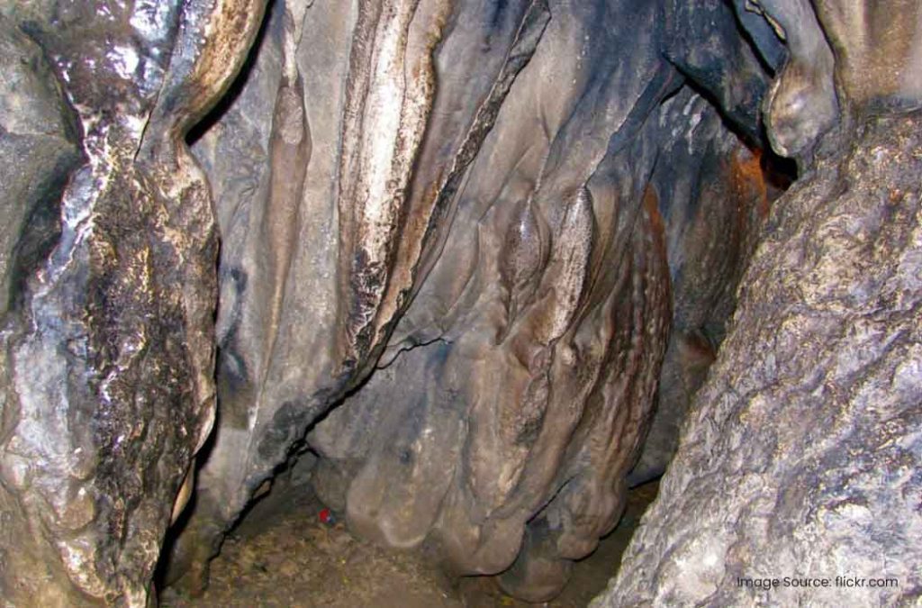 Mawsmai Caves is one of the historic places to visit in Cherrapunjee.