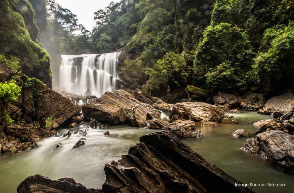 Sathodi Falls is one of the magical places to visit in Dandeli.