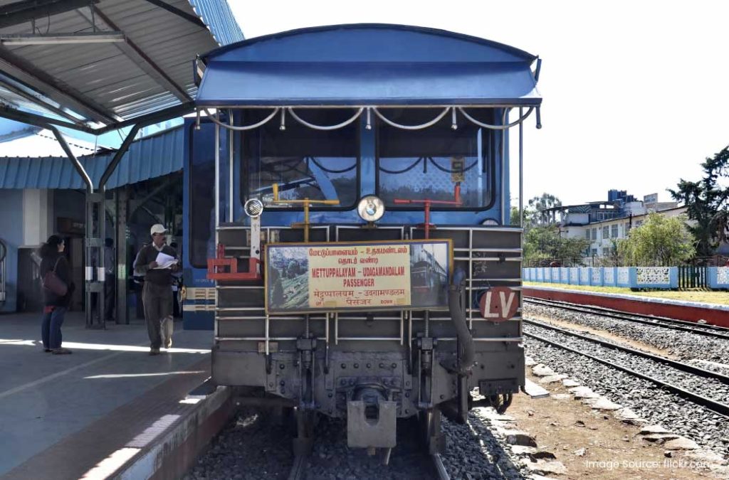 Enjoy a scenic train journey to reach places to visit in Kotagiri.