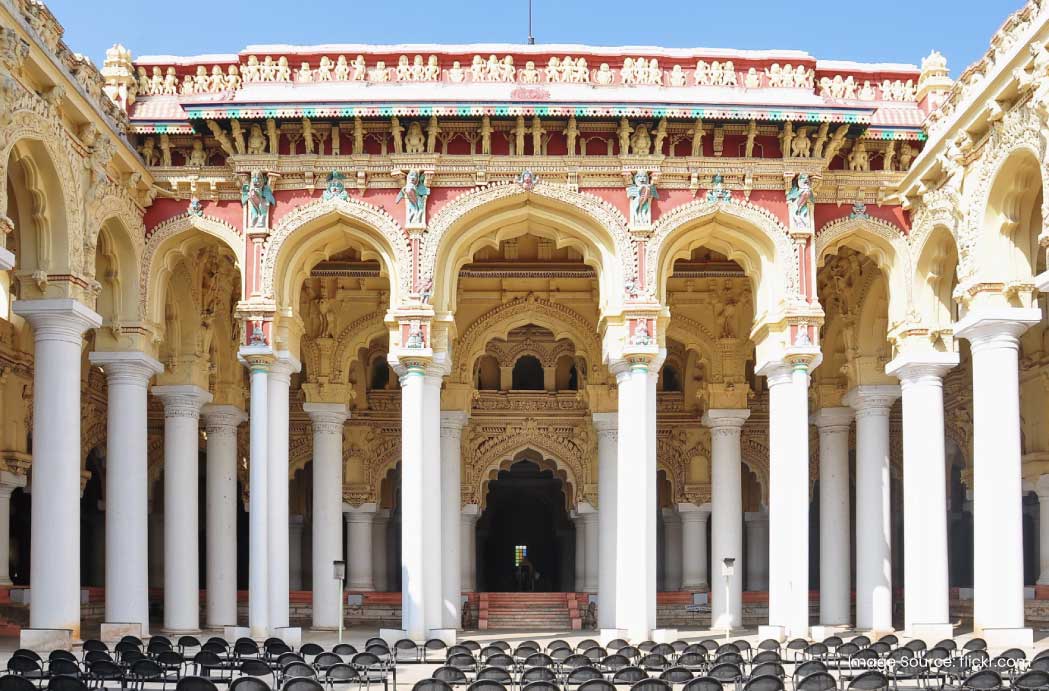 Thirumalai Nayak Palace is one of the best places to visit near Meenakshi Amman Temple.