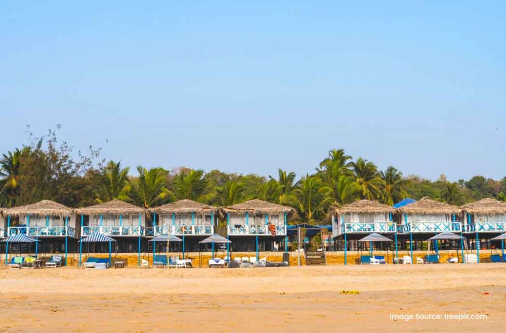 Agonda Beach is one of the popular tourist spots near Palolem Beach.