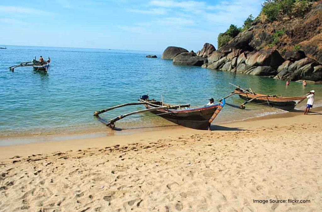 Butterfly Beach is a popular beach near Palolem Beach.